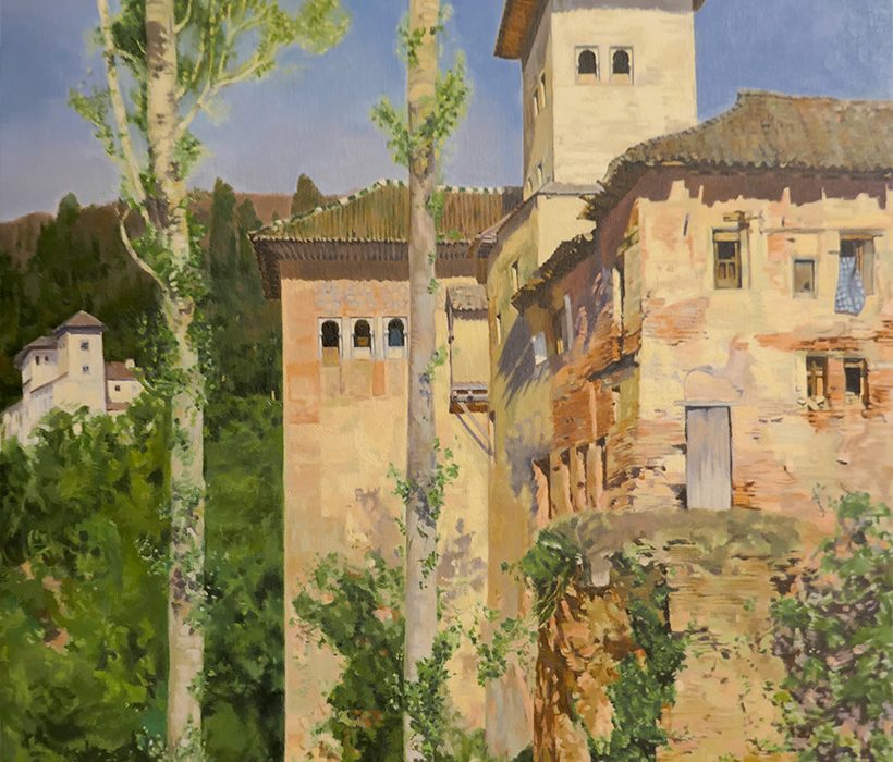 La torre de las Damas en la Alhambra de Granada